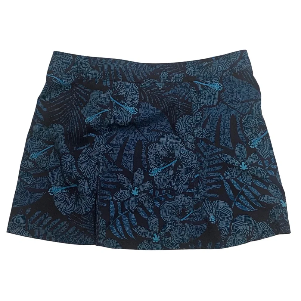 Set of 2 Ripskirt Hawaii 1 Wrap Skirts Maui moonlight & Tuscan blues Sz. Large